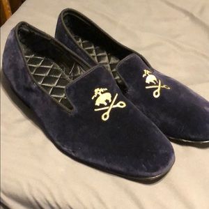 Brooks Brothers Signature Wool Slippers